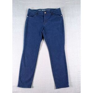 Old Navy Super Skinny‎ Jeans Women's 14 Short Blue Stretch Denim Minimalist Chic